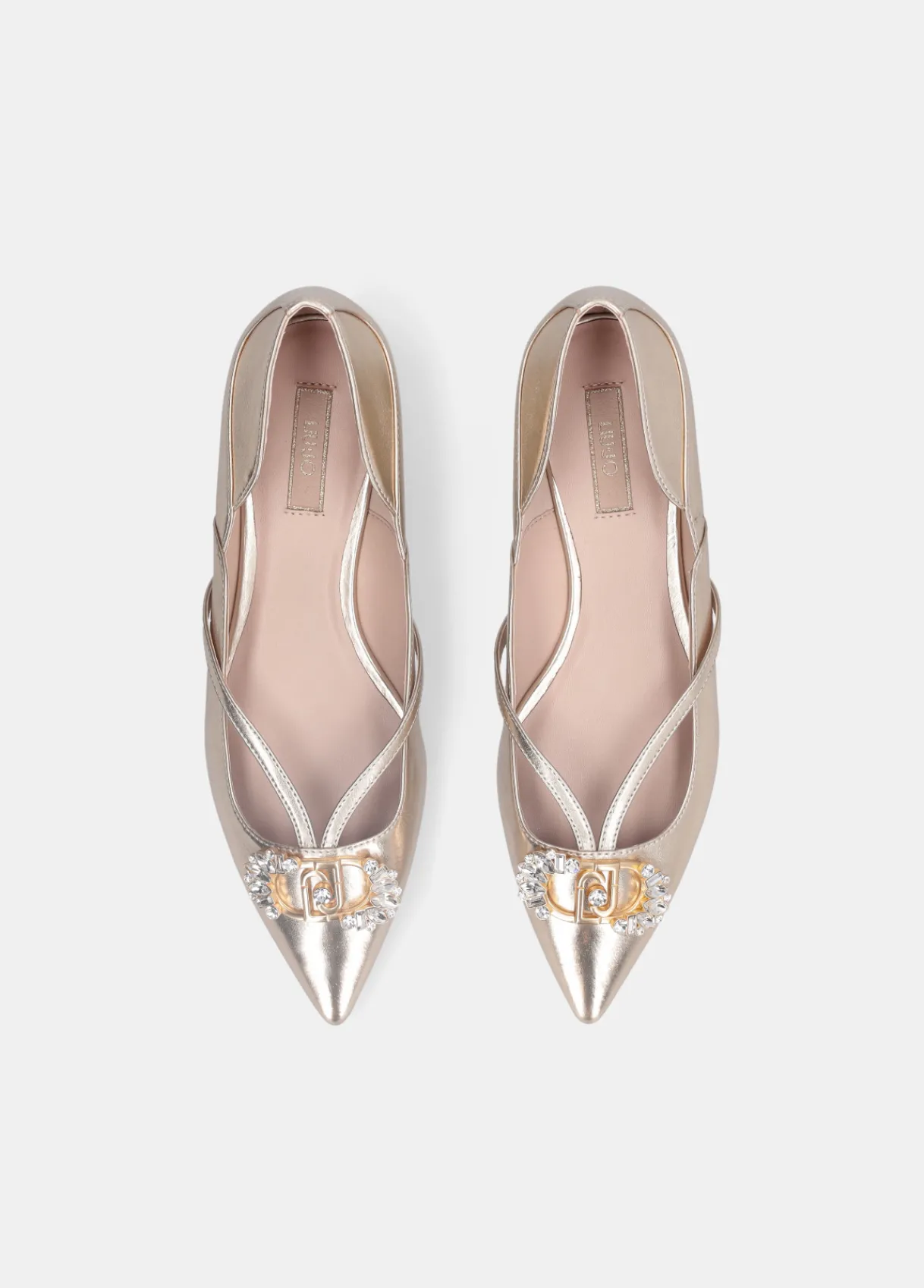 Liu Jo Ballerines avec logo bijou|Femme Mocassins