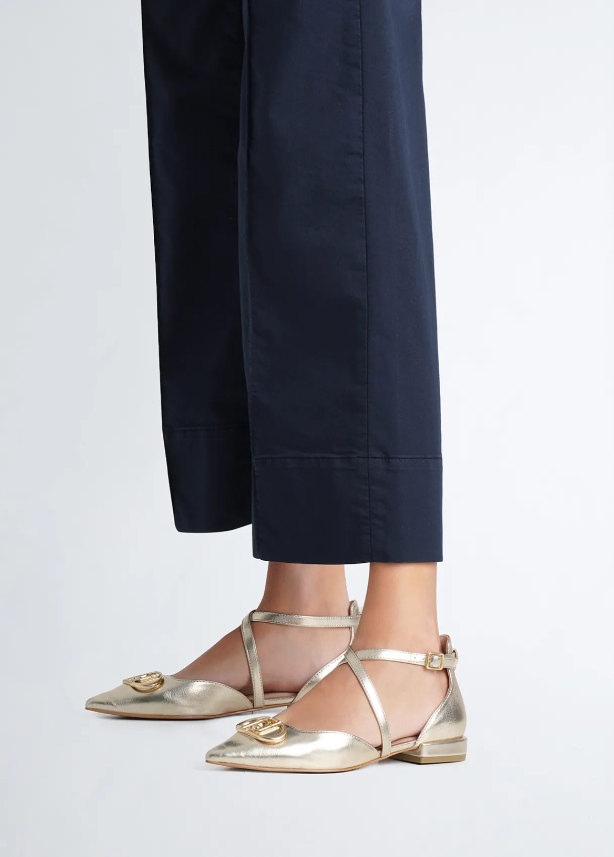 Liu Jo Ballerines avec maxi logo|Femme Mocassins