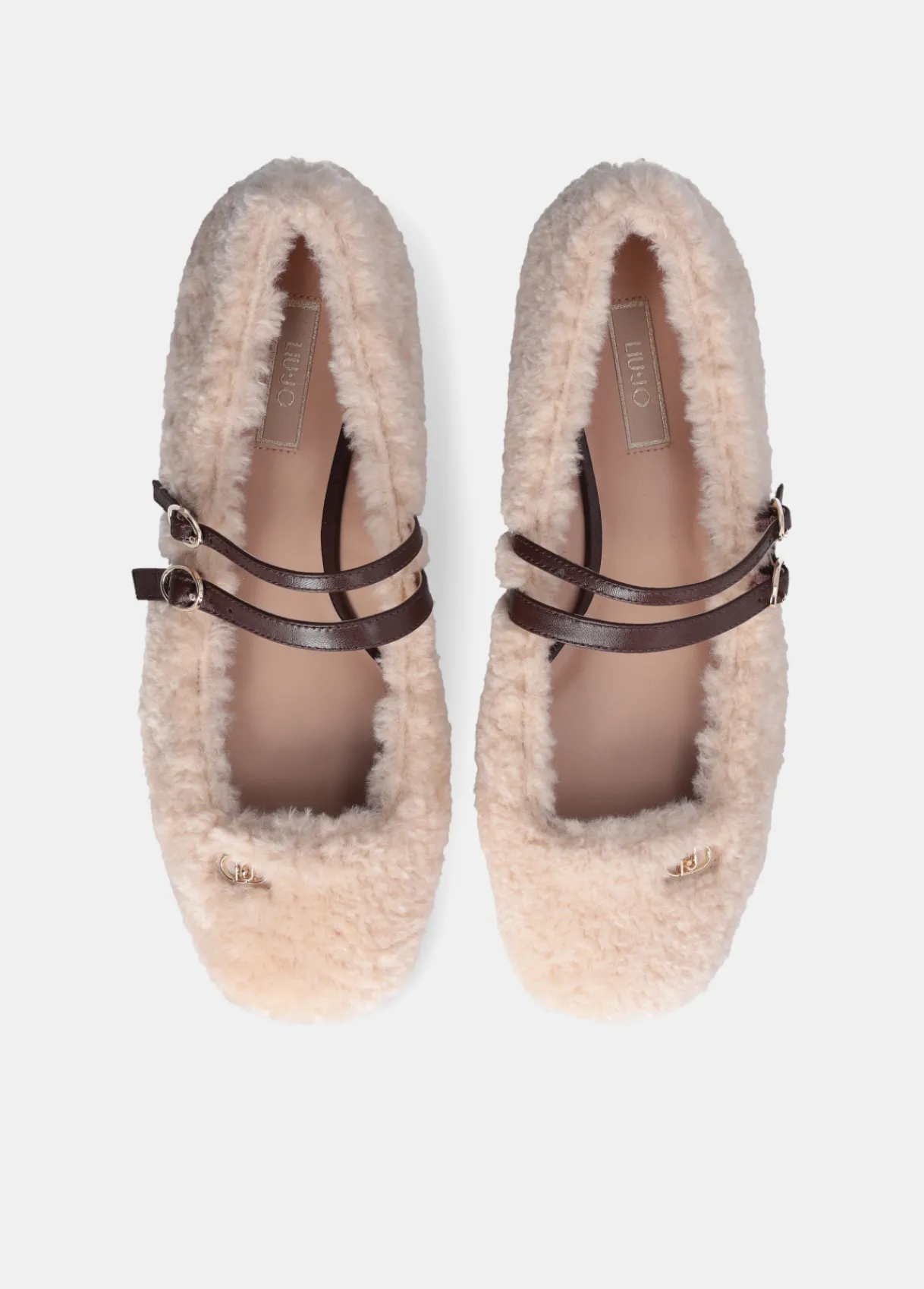 Liu Jo Ballerines effet peau lainée|Femme Mocassins