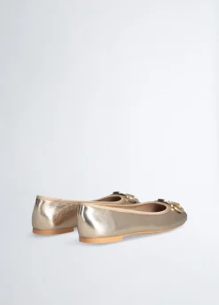 Liu Jo Ballerines en cuir lamé|Femme Mocassins