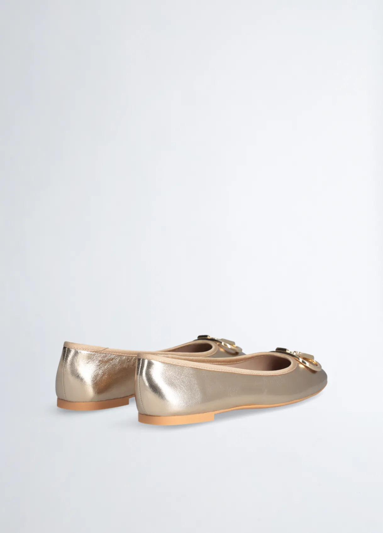 Liu Jo Ballerines en cuir lamé|Femme Mocassins