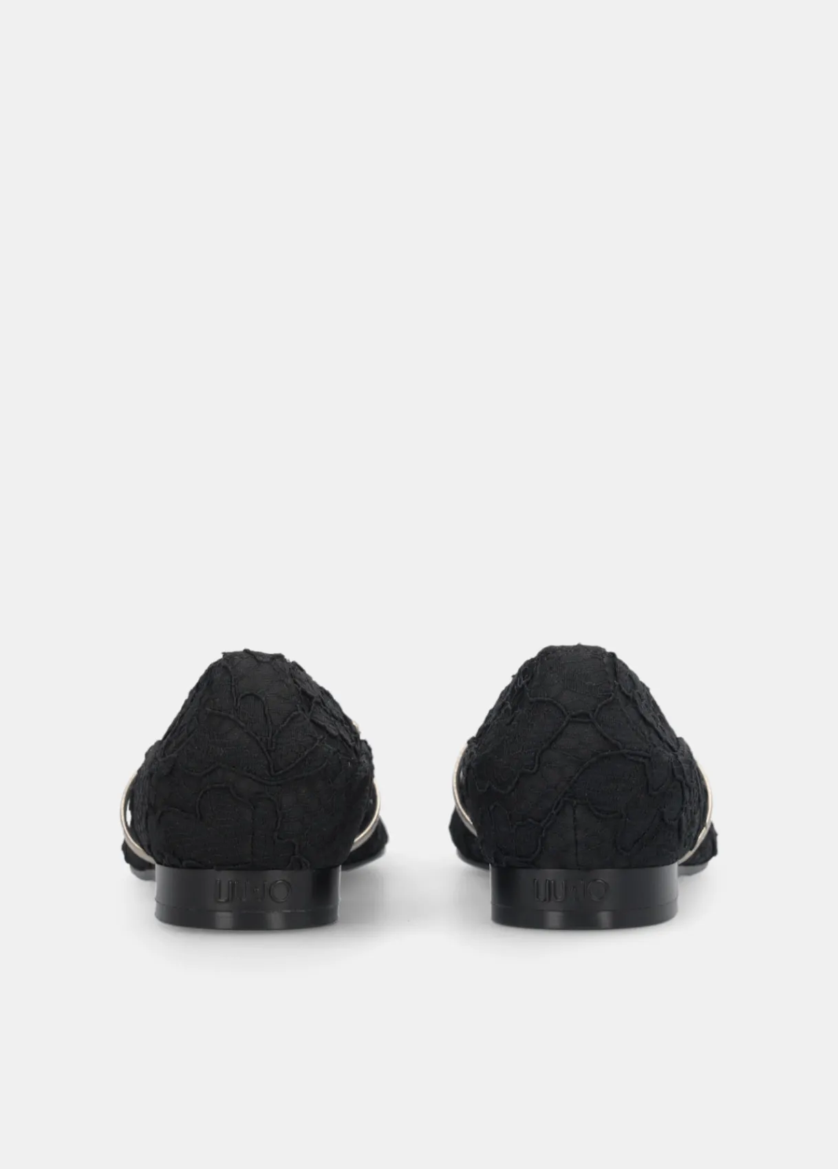 Liu Jo Ballerines en dentelle avec logo bijou|Femme Mocassins