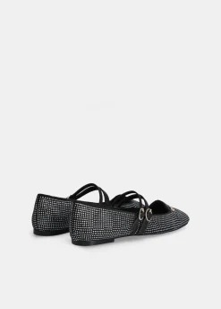 Liu Jo Ballerines strassées all-over|Femme Mocassins
