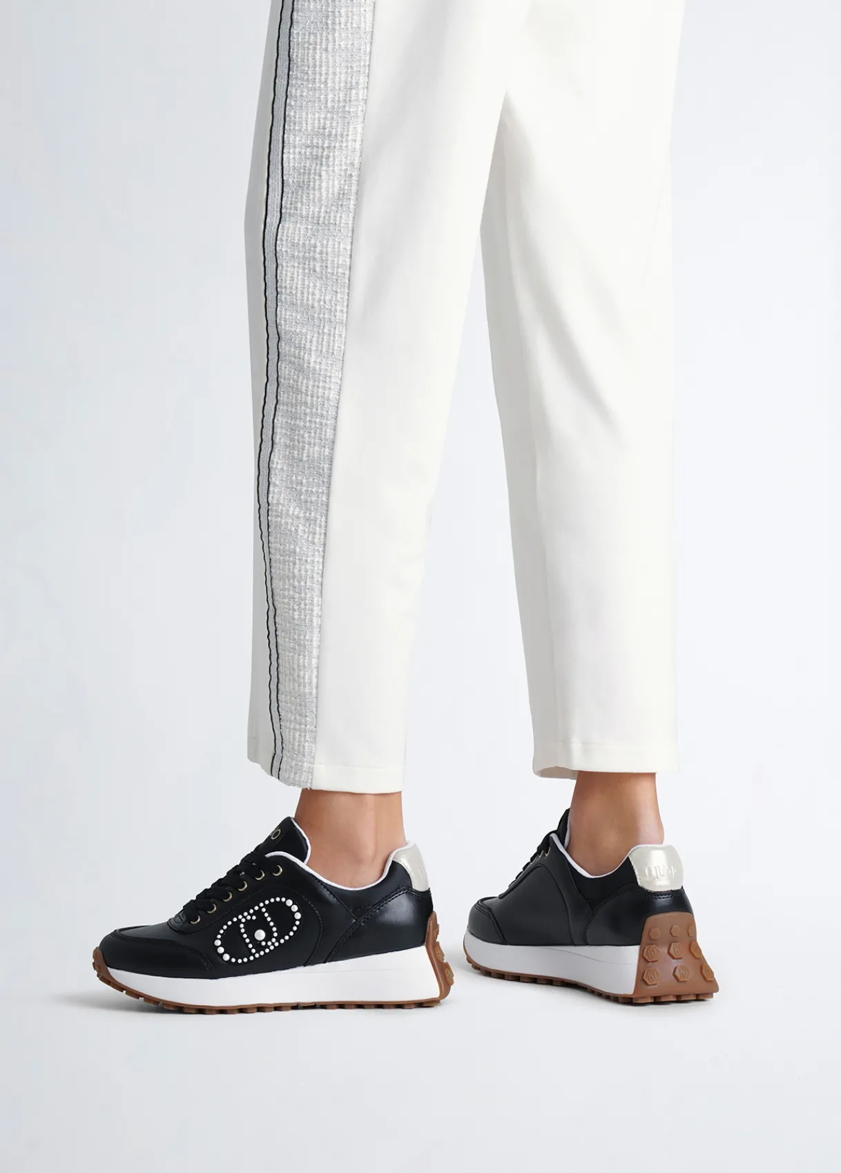 Liu Jo Baskets en cuir|Femme Sneakers