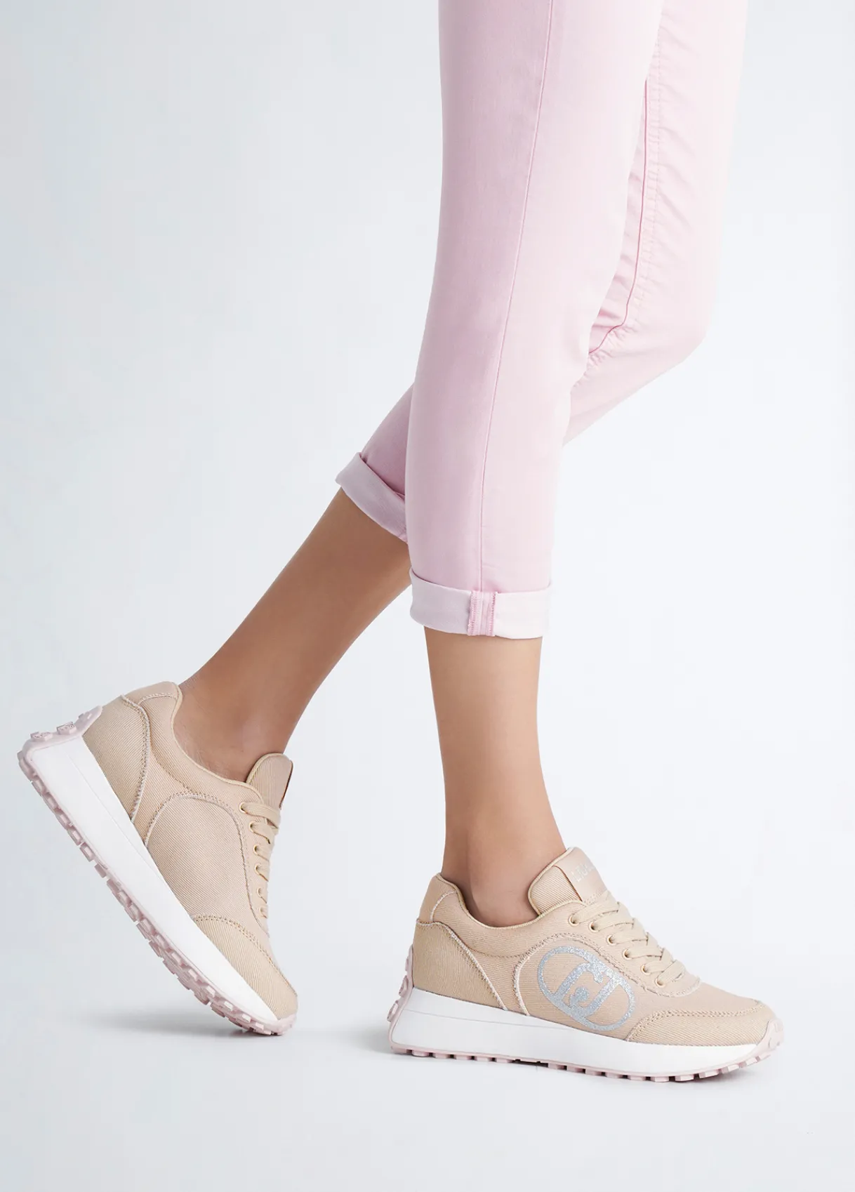 Liu Jo Baskets en denim|Femme Sneakers