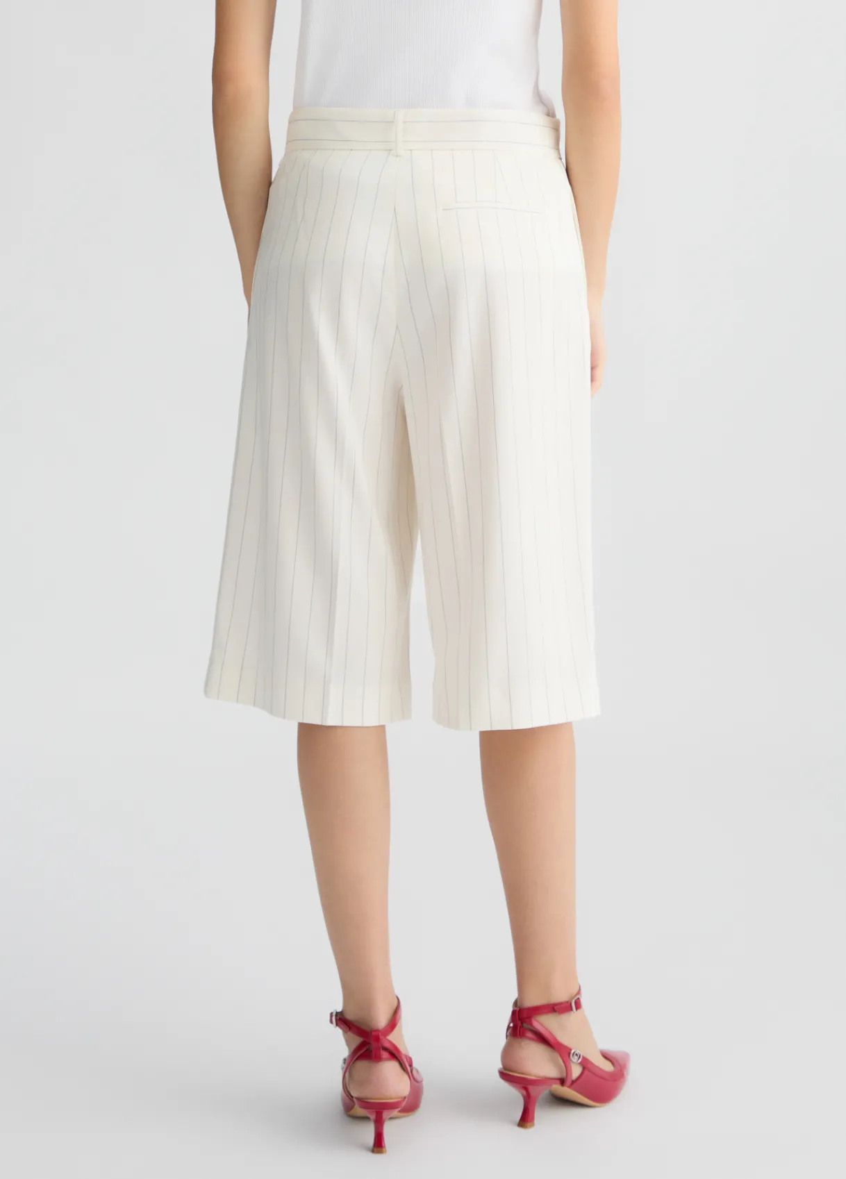 Liu Jo Bermuda à rayures|Femme Pantalons|Tailleurs
