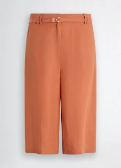 Liu Jo Bermuda en lin mélangé|Femme Pantalons|Tailleurs