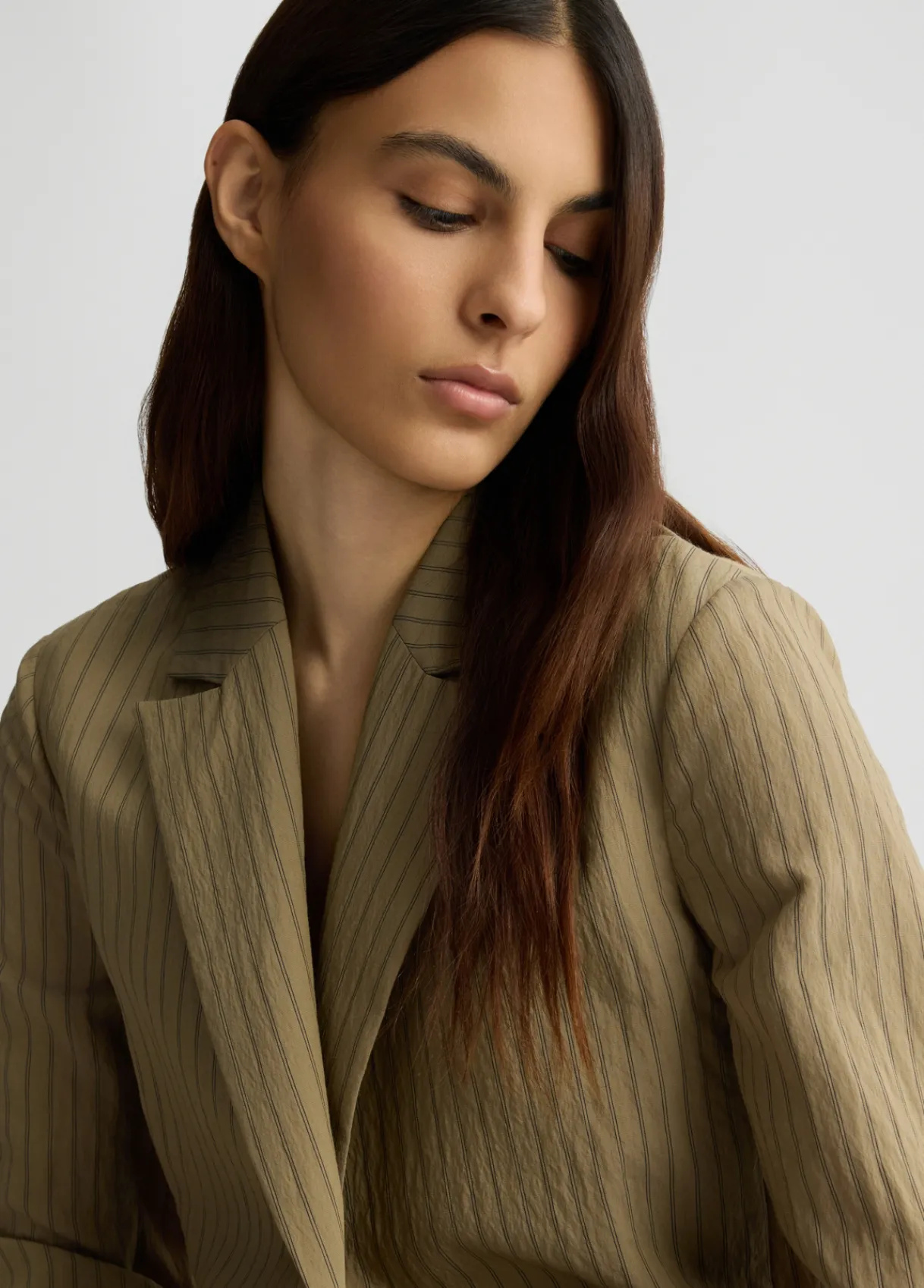 Liu Jo Blazer à rayures avec ceinture|Femme Vestes|Tailleurs