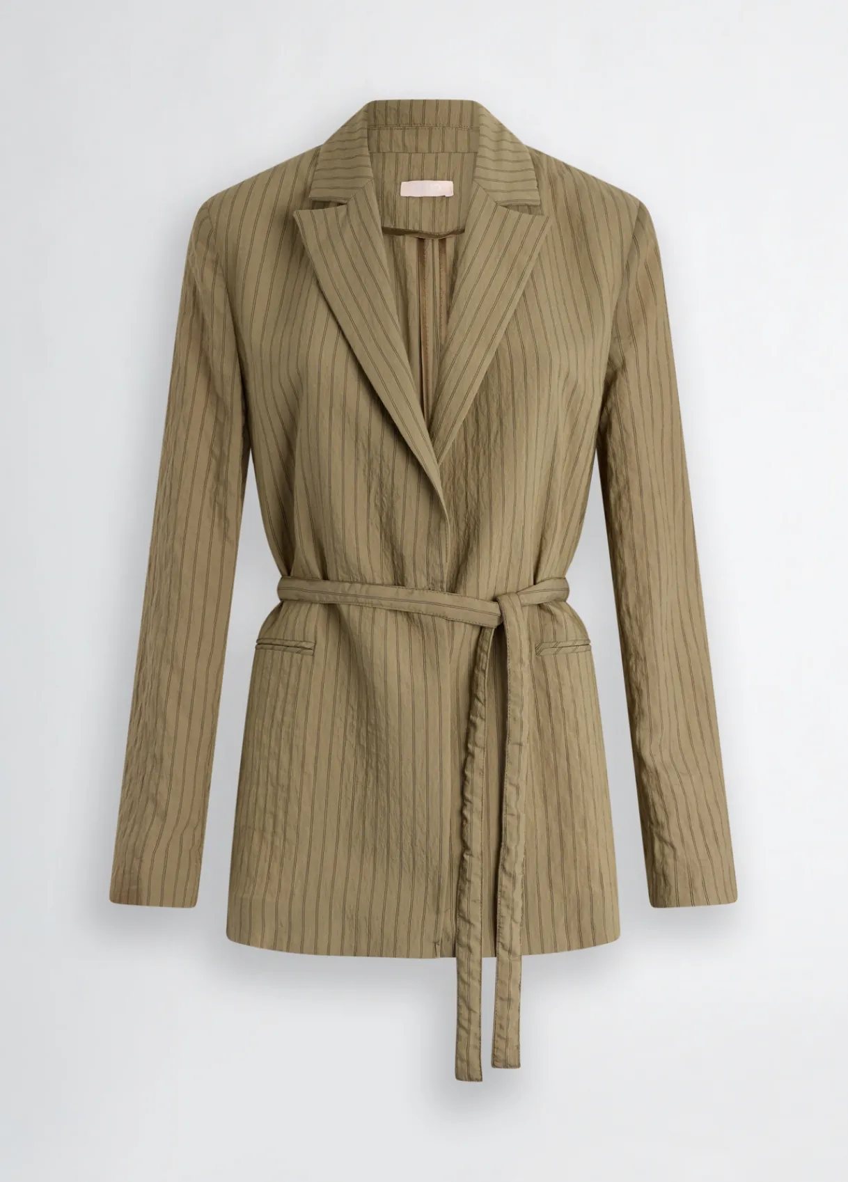 Liu Jo Blazer à rayures avec ceinture|Femme Vestes|Tailleurs