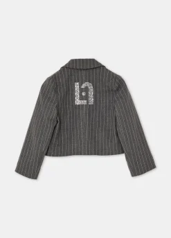 Liu Jo Blazer à rayures craie|Enfant Doudounes Et Housses