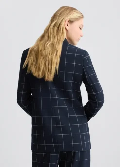 Liu Jo Blazer croisé à carreaux|Femme Vestes|Tailleurs