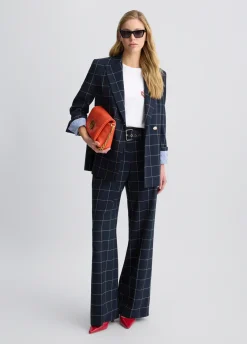 Liu Jo Blazer croisé à carreaux|Femme Vestes|Tailleurs