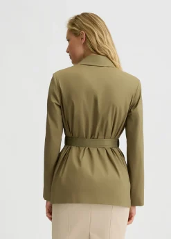 Liu Jo Blazer en coton avec ceinture|Femme Vestes
