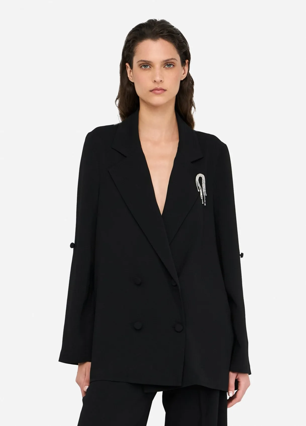 Liu Jo Blazer en envers satin|Femme Vestes|Tailleurs