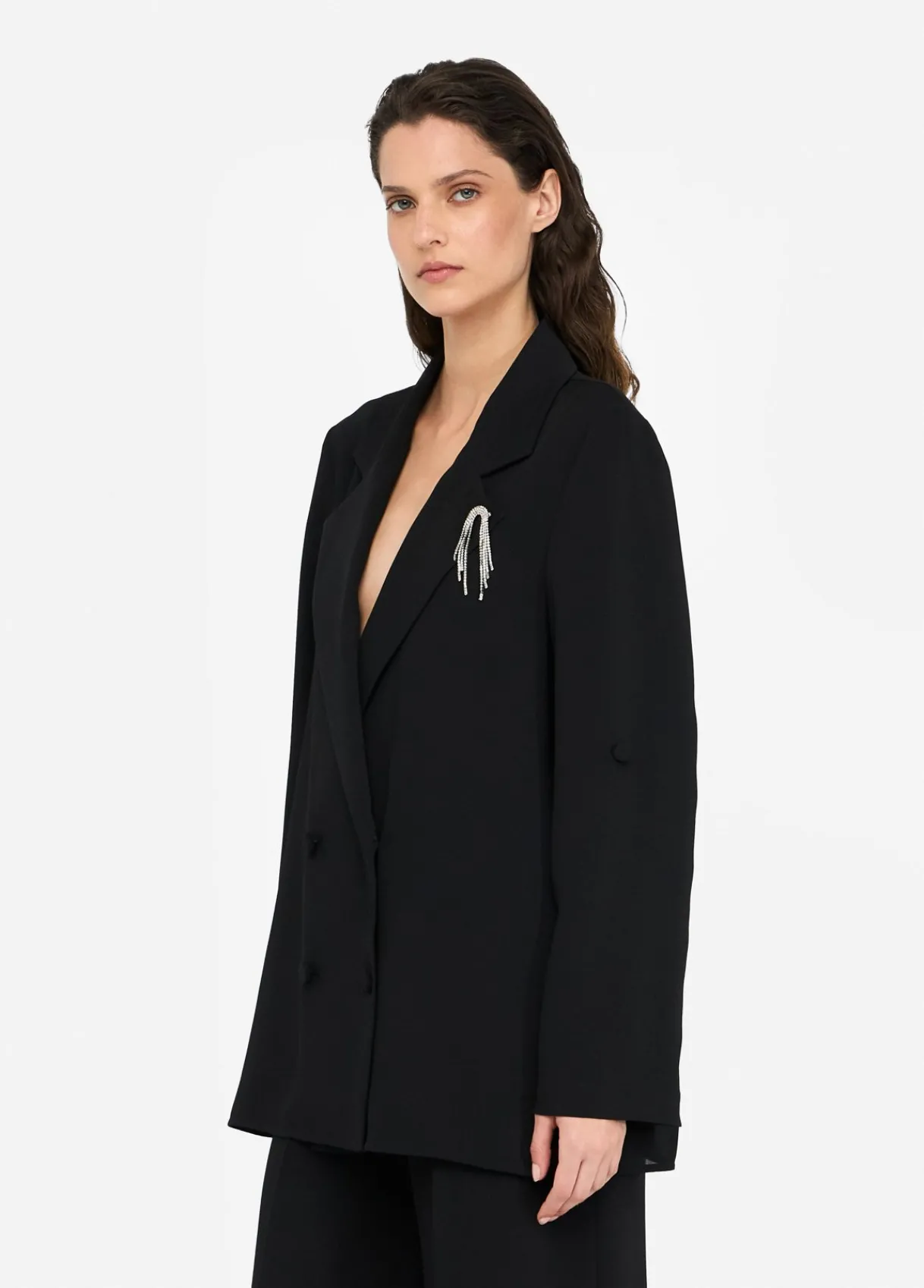 Liu Jo Blazer en envers satin|Femme Vestes|Tailleurs