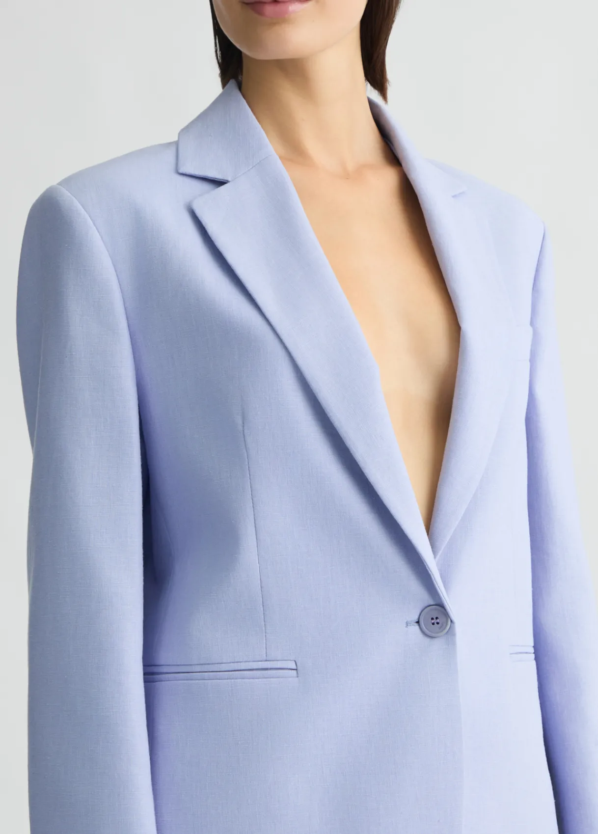 Liu Jo Blazer en lin et coton|Femme Vestes|Tailleurs
