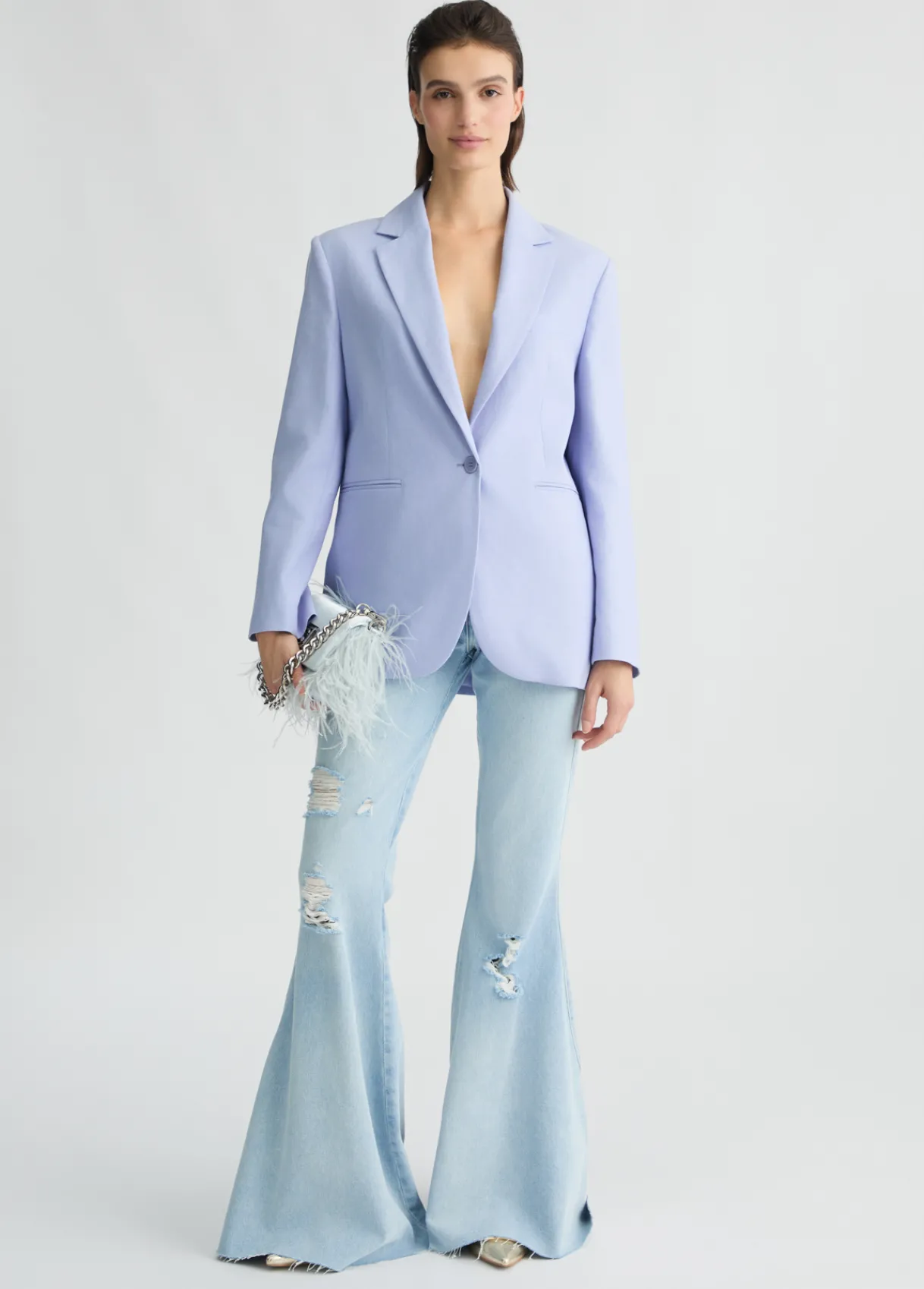 Liu Jo Blazer en lin et coton|Femme Vestes|Tailleurs