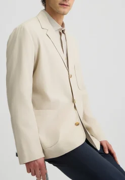 Liu Jo Blazer en lin et coton|Homme Vestes Et Gilets