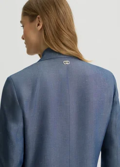 Liu Jo Blazer en lin mélangé|Femme Vestes|Tailleurs