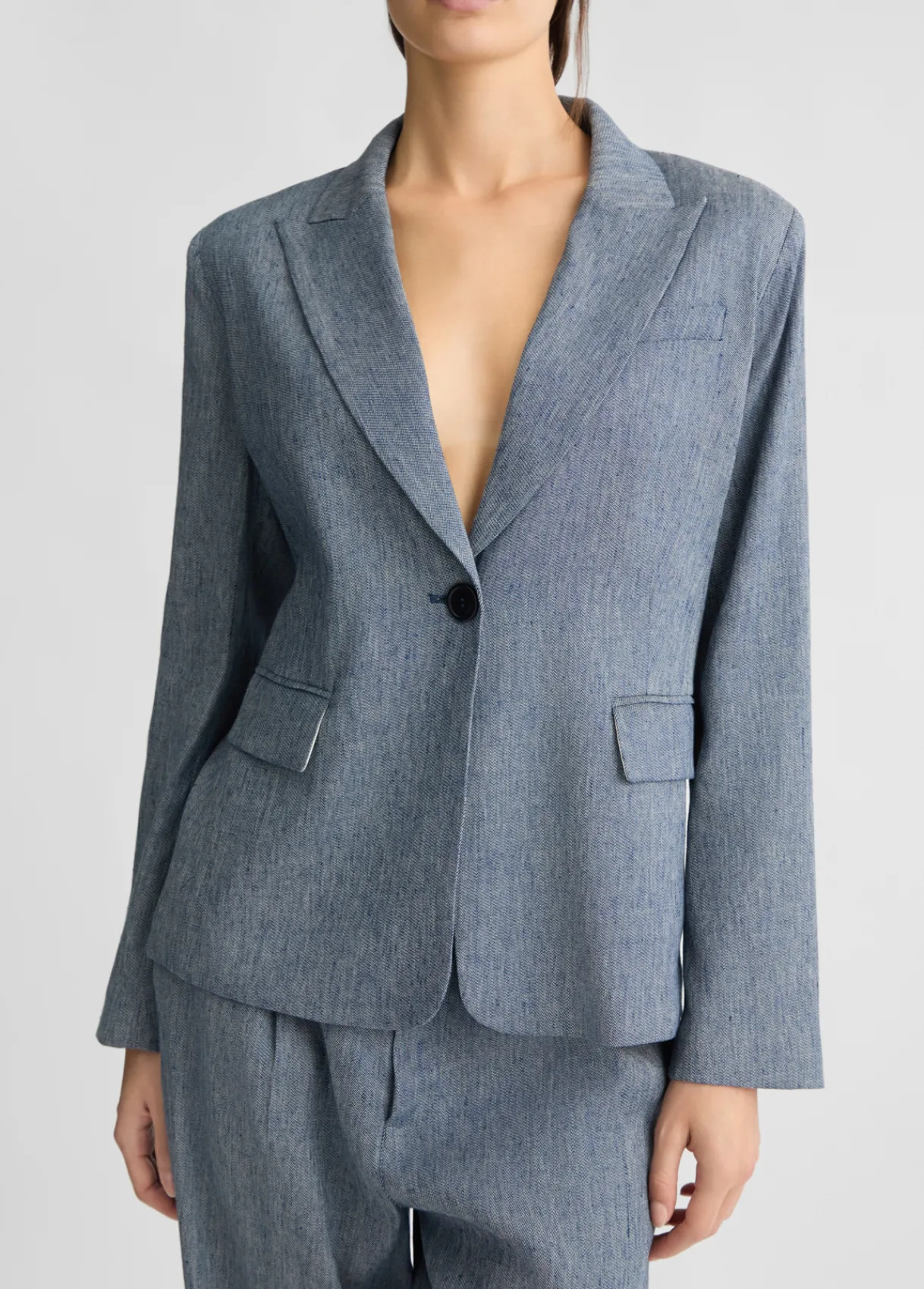 Liu Jo Blazer en toile denim|Femme Vestes|Tailleurs