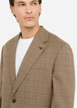 Liu Jo Blazer prince-de-galles en laine|Homme Vestes Et Gilets