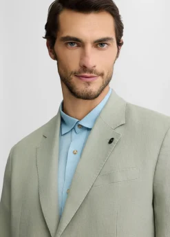 Liu Jo Blazer sauge 100% lin|Homme Vestes Et Gilets