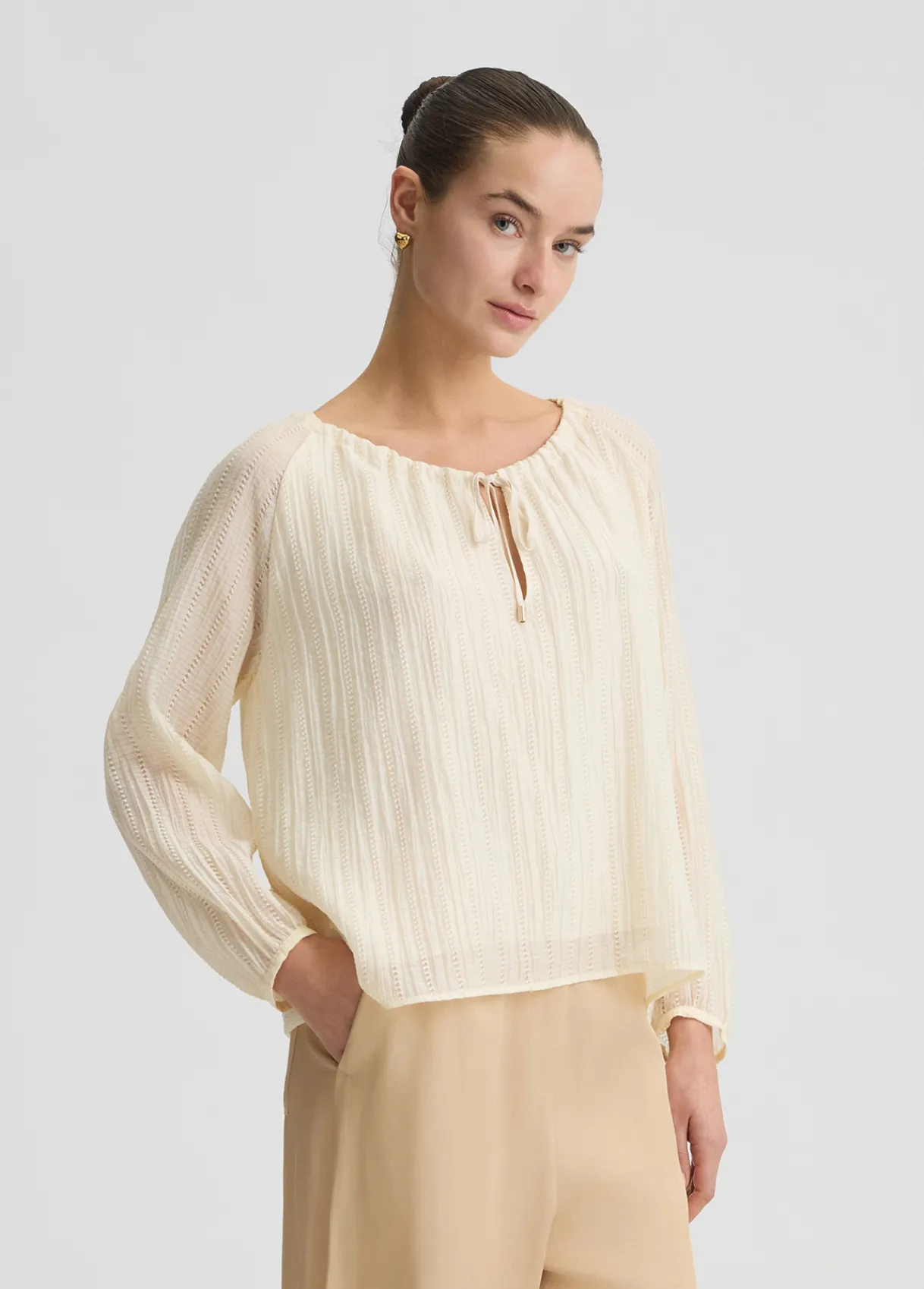 Liu Jo Blouse avec lacets|Femme Chemises Et Blouses