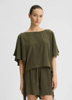 Liu Jo Blouse avec nœuds|Femme Mode Plage|Chemises Et Blouses