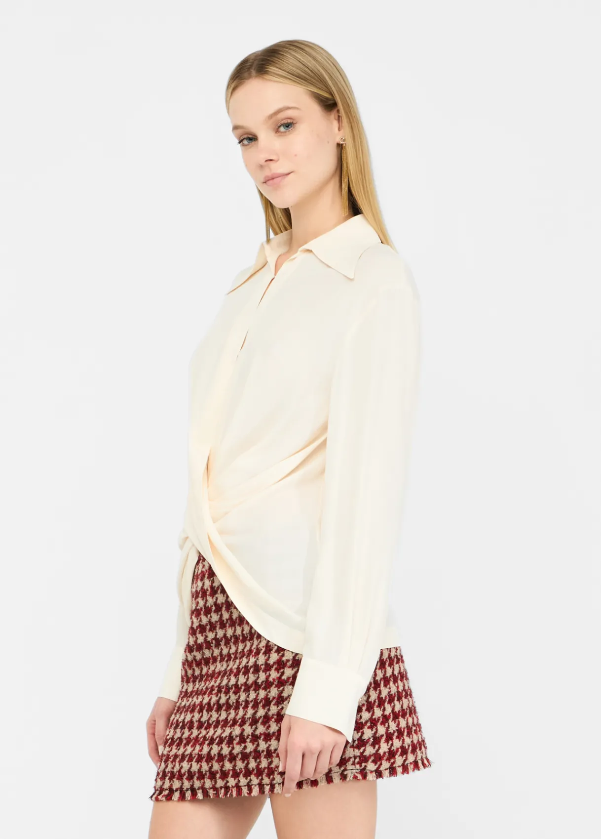 Liu Jo Blouse en crêpe de chine|Femme Chemises Et Blouses