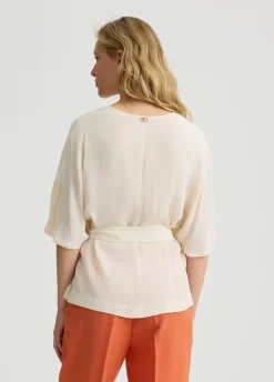 Liu Jo Blouse en crêpe de chine|Femme Chemises Et Blouses
