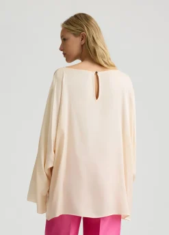 Liu Jo Blouse en georgette et satin|Femme Chemises Et Blouses|Cérémonie