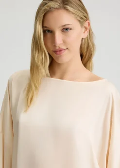 Liu Jo Blouse en georgette et satin|Femme Chemises Et Blouses|Cérémonie