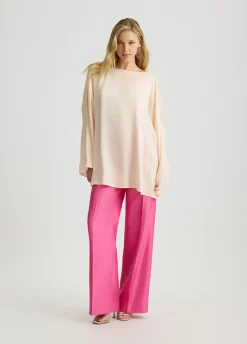Liu Jo Blouse en georgette et satin|Femme Chemises Et Blouses|Cérémonie