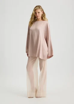 Liu Jo Blouse en georgette et satin|Femme Chemises Et Blouses