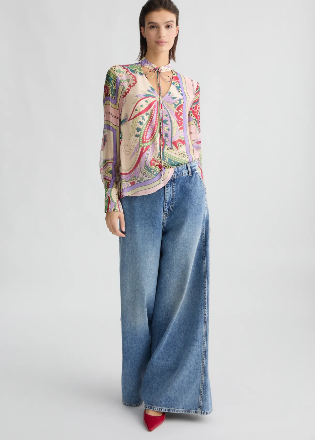 Liu Jo Blouse en soie|Femme Chemises Et Blouses