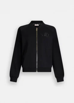 Liu Jo Bomber en coton molletonné|Femme Sweat-Shirts|Vêtements De Sport