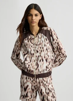 Liu Jo Bomber en satin imprimé|Femme Vêtements De Sport|Vestes