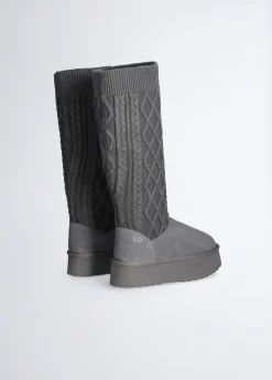 Liu Jo Bottes à plateforme en maille|Femme Bottes Et Bottines