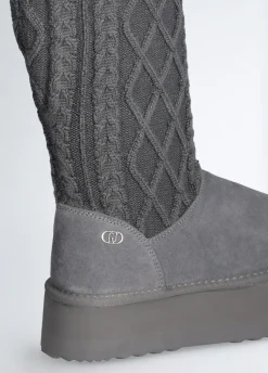 Liu Jo Bottes à plateforme en maille|Femme Bottes Et Bottines