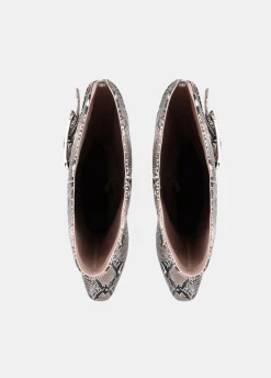 Liu Jo Bottes hautes avec imprimé python|Femme Bottes Et Bottines