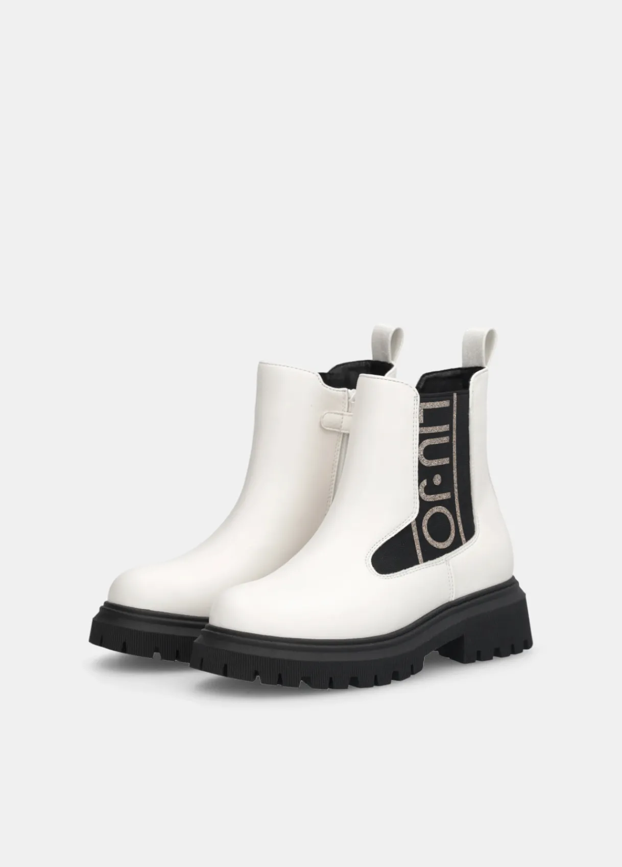 Liu Jo Bottines avec maxi logo glittéré|Enfant Chaussures|Chaussures