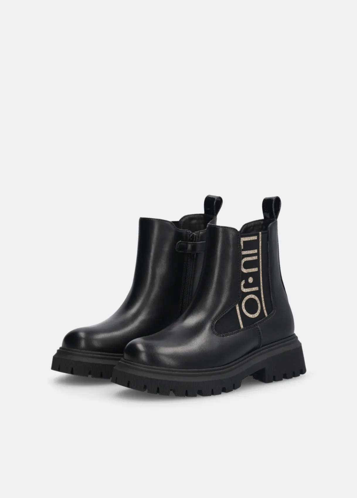 Liu Jo Bottines avec maxi logo glittéré|Enfant Chaussures|Chaussures