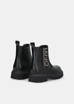 Liu Jo Bottines avec maxi logo glittéré|Enfant Chaussures|Chaussures