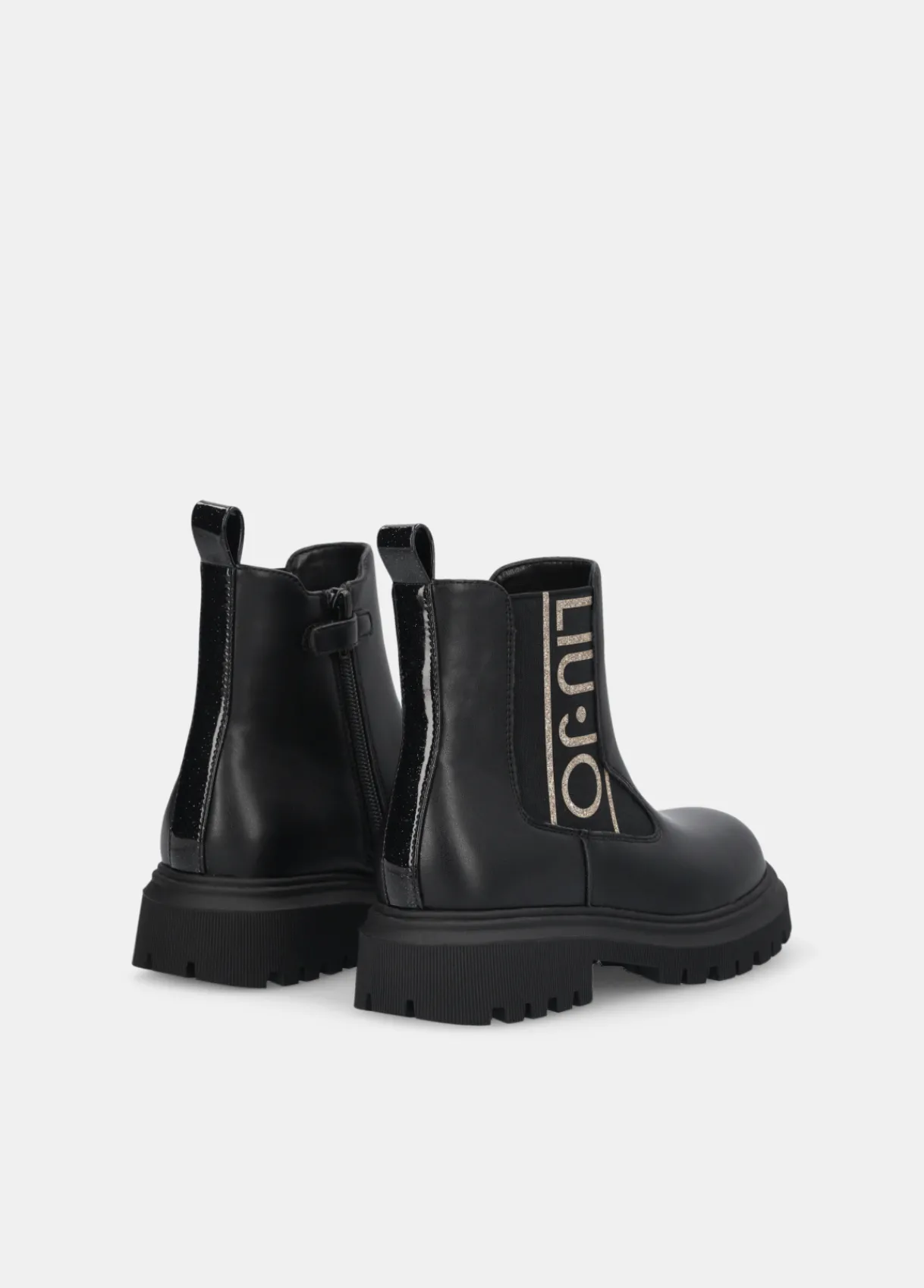 Liu Jo Bottines avec maxi logo glittéré|Enfant Chaussures|Chaussures