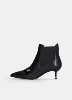 Liu Jo Bottines en cuir à talon bas|Femme Bottes Et Bottines