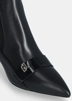 Liu Jo Bottines en cuir à talon bas|Femme Bottes Et Bottines