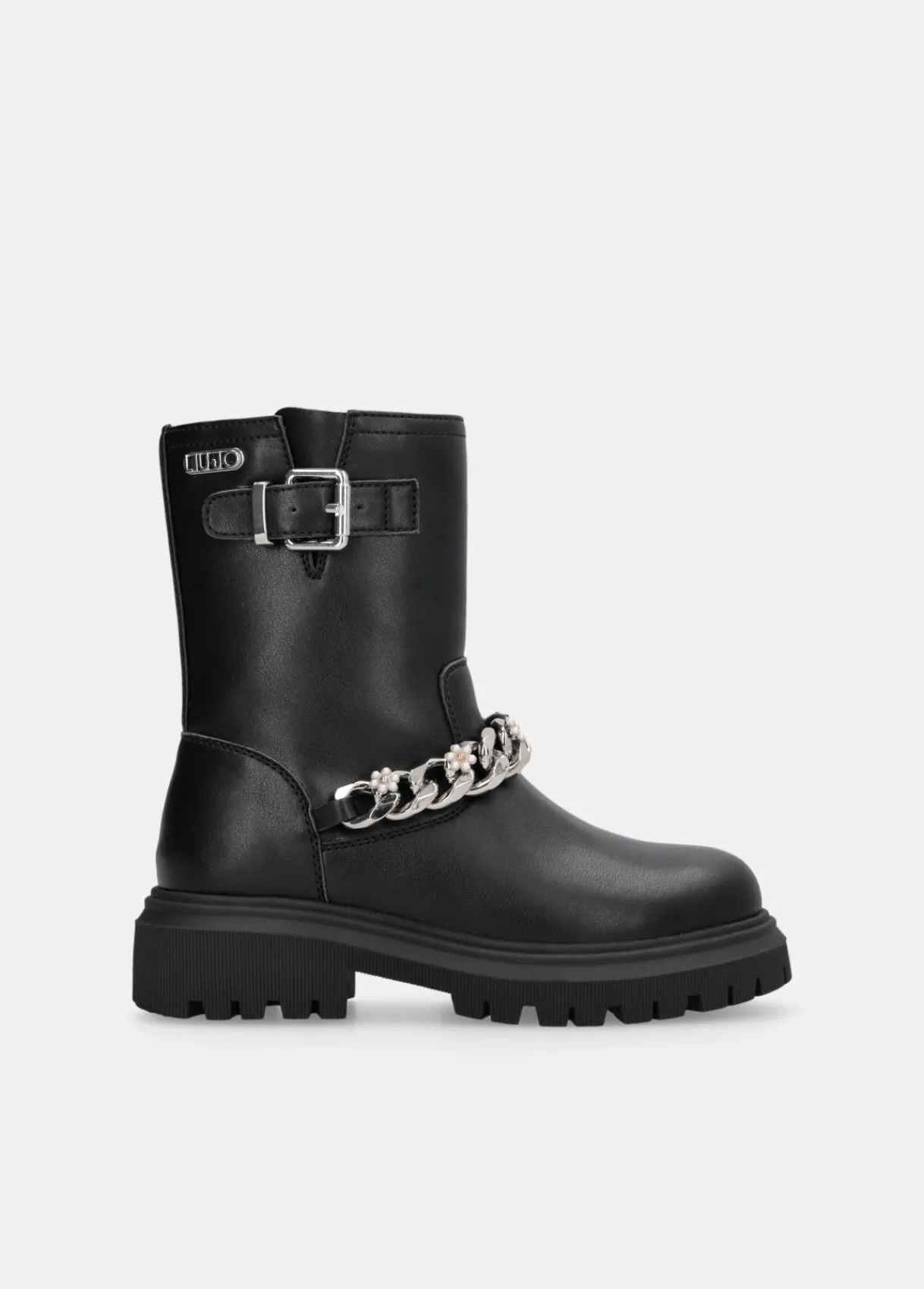 Liu Jo Bottines motardes avec chaîne bijou|Enfant Chaussures|Chaussures