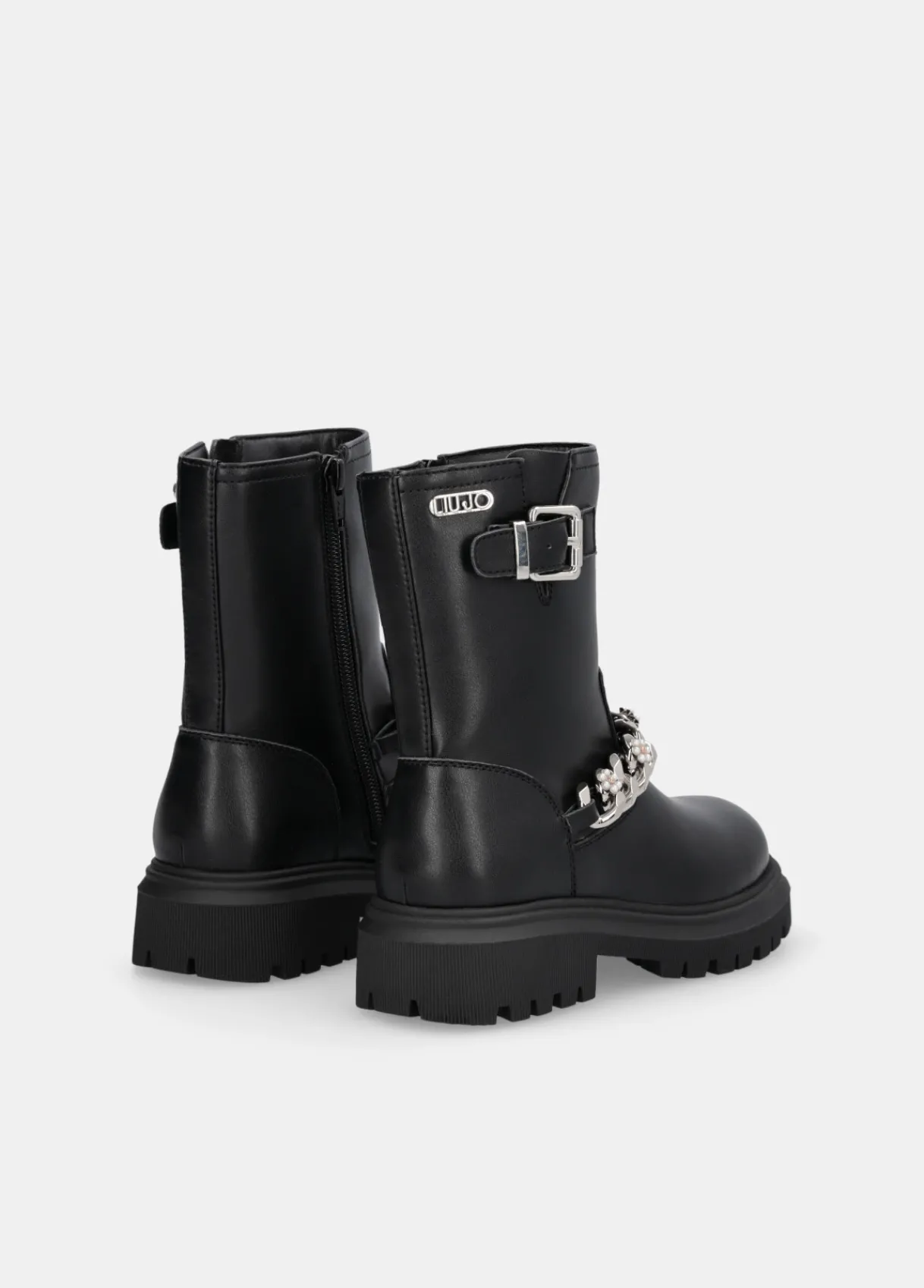 Liu Jo Bottines motardes avec chaîne bijou|Enfant Chaussures|Chaussures
