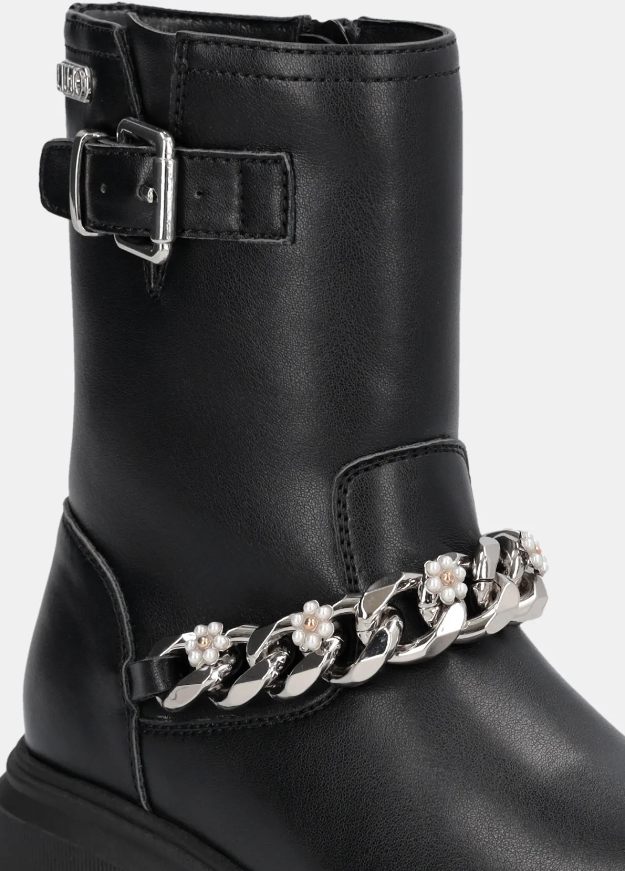 Liu Jo Bottines motardes avec chaîne bijou|Enfant Chaussures|Chaussures