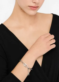 Liu Jo Bracelet monogramme avec strass|Femme Jewelry